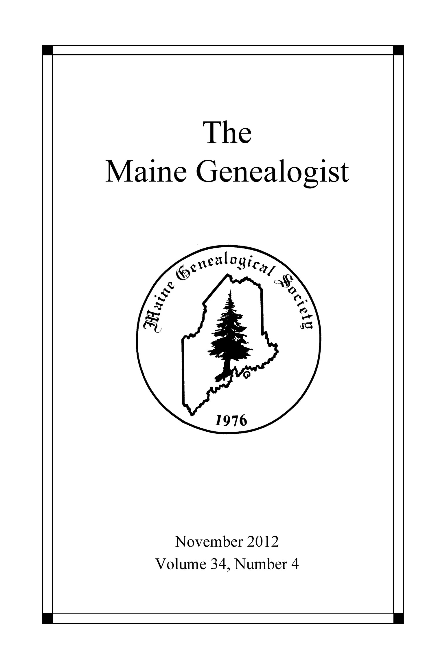 New Volumes for The Maine Genealogist American Ancestors Database News