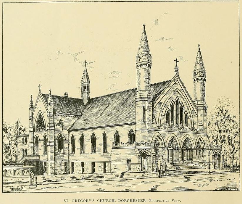 Sketch of a church