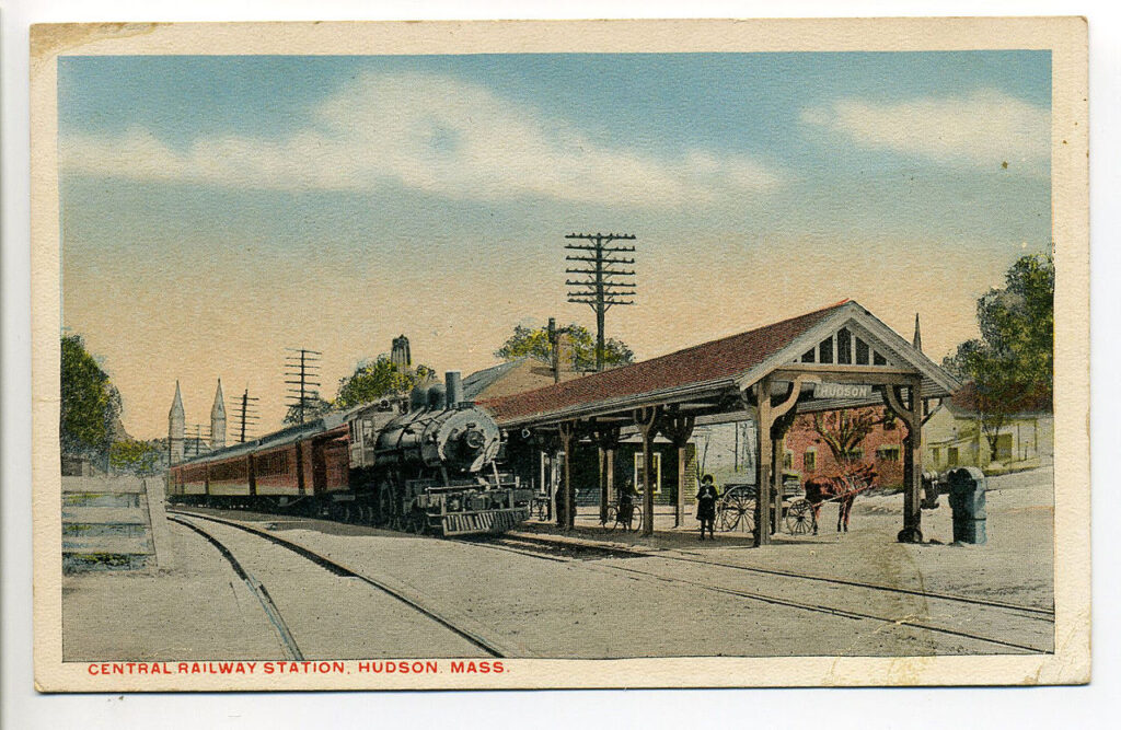 Hudson Station Postcard