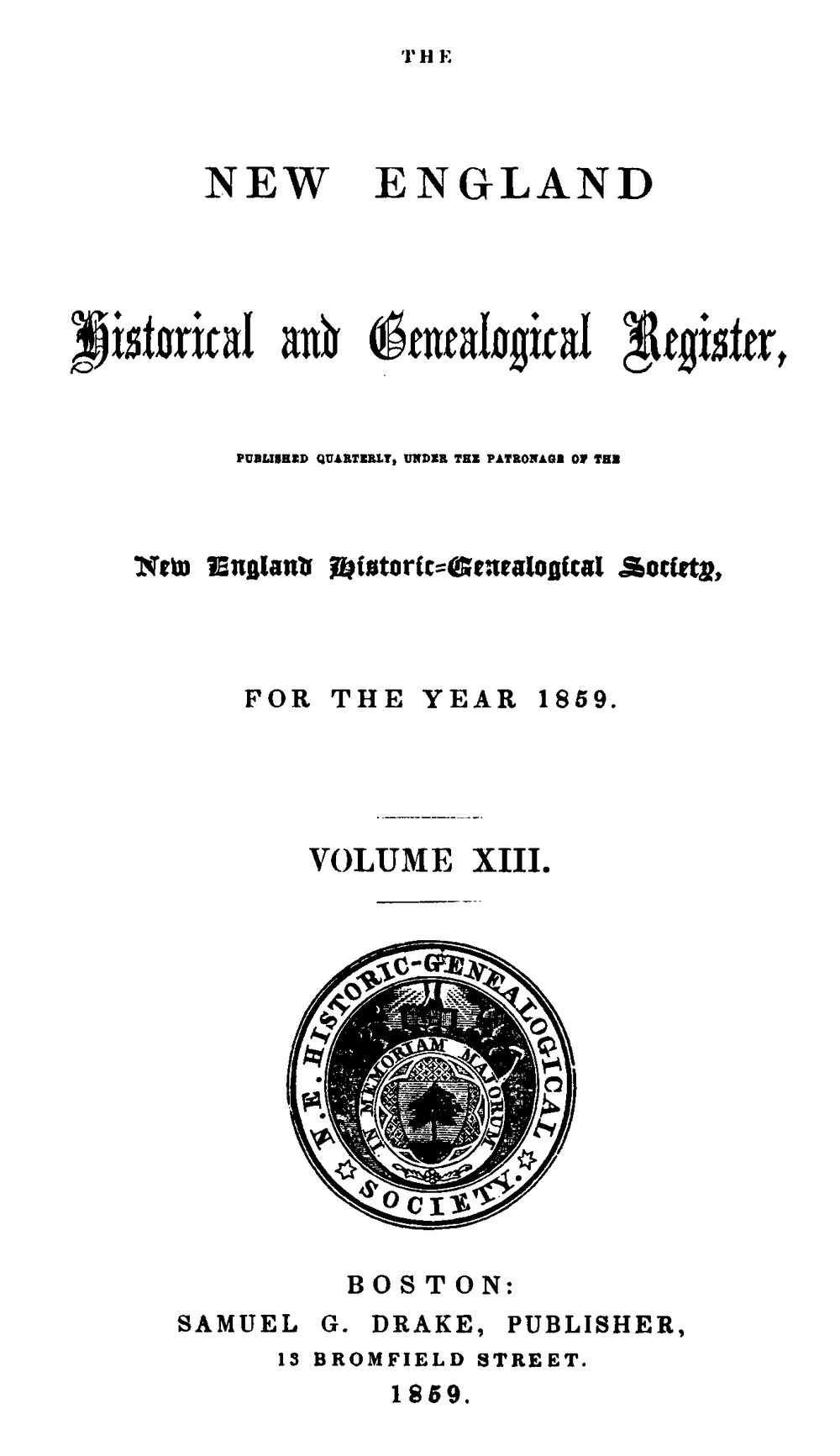 Vital Records from The NEHGS Register Volumes 1113 Updated American